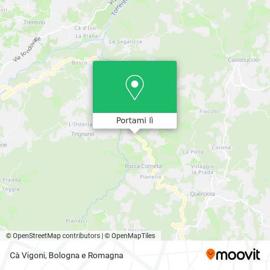 Mappa Cà Vigoni