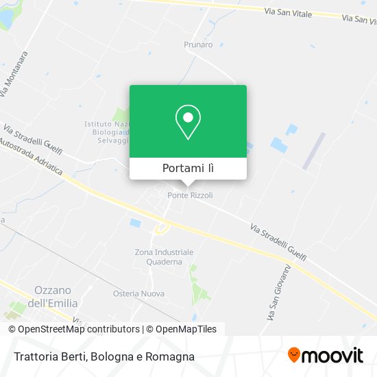 Mappa Trattoria Berti