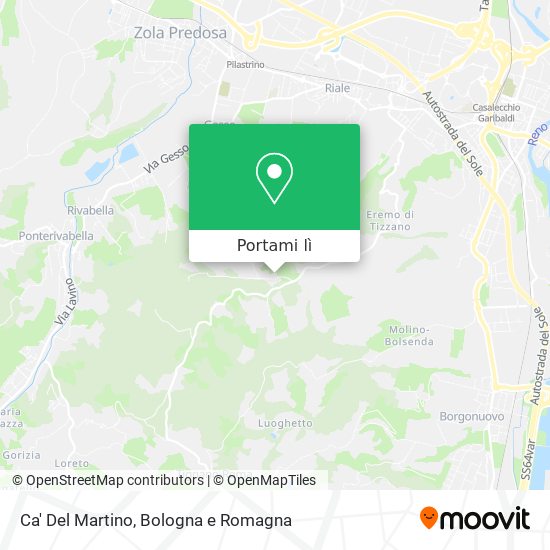 Mappa Ca' Del Martino