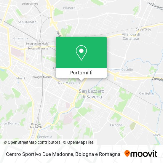 Mappa Centro Sportivo Due Madonne