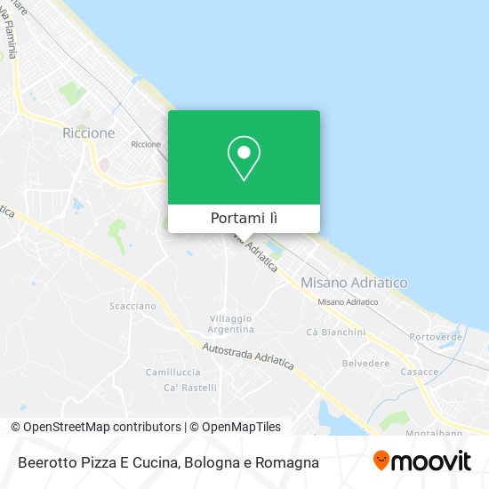 Mappa Beerotto Pizza E Cucina