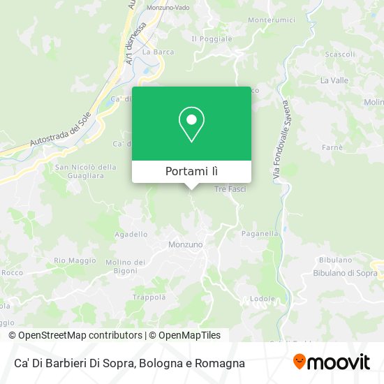 Mappa Ca' Di Barbieri Di Sopra