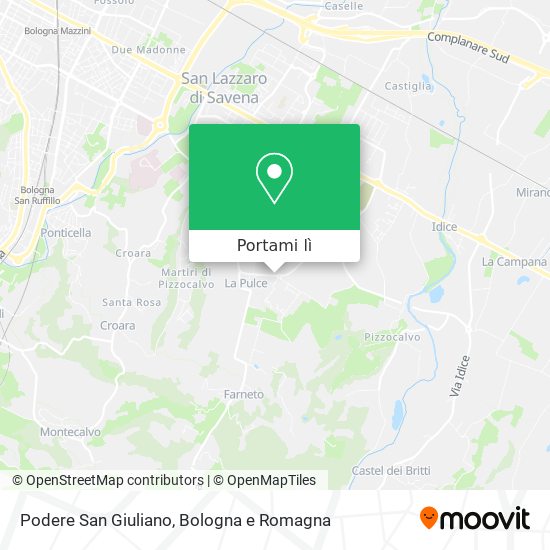 Mappa Podere San Giuliano
