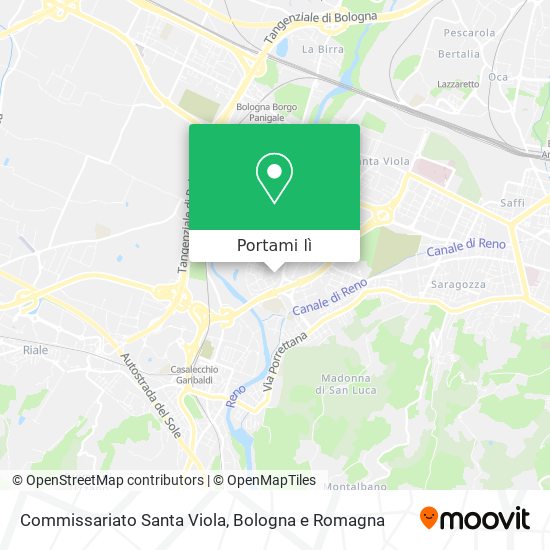 Mappa Commissariato Santa Viola