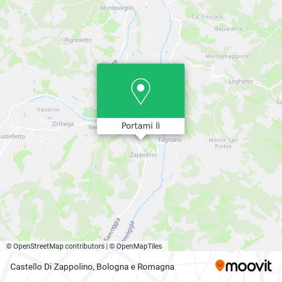 Mappa Castello Di Zappolino