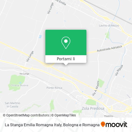 Mappa La Stanga Emilia Romagna Italy