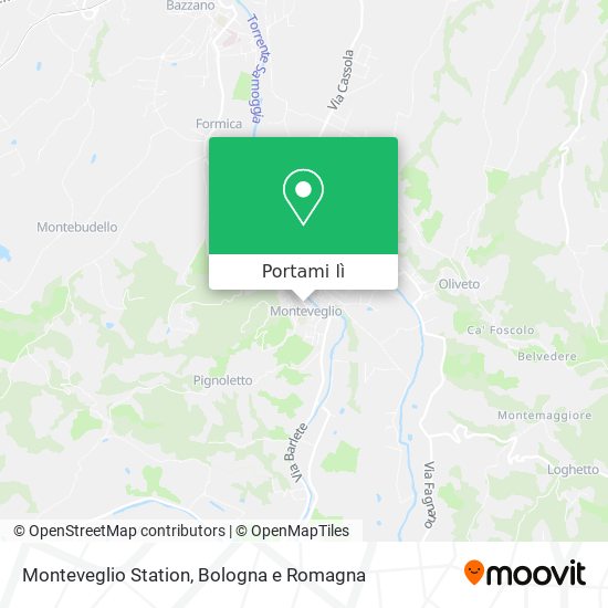 Mappa Monteveglio Station