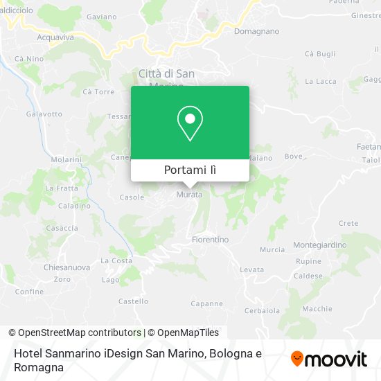 Mappa Hotel Sanmarino iDesign San Marino