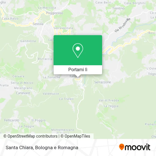 Mappa Santa Chiara