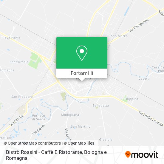 Mappa Bistrò Rossini - Caffè E Ristorante