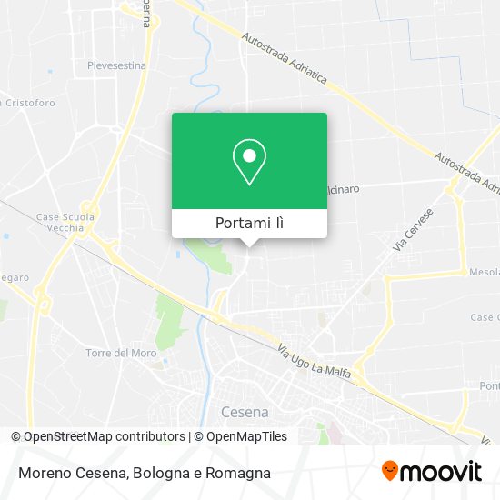 Mappa Moreno Cesena