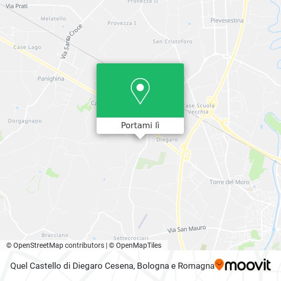 Mappa Quel Castello di Diegaro Cesena