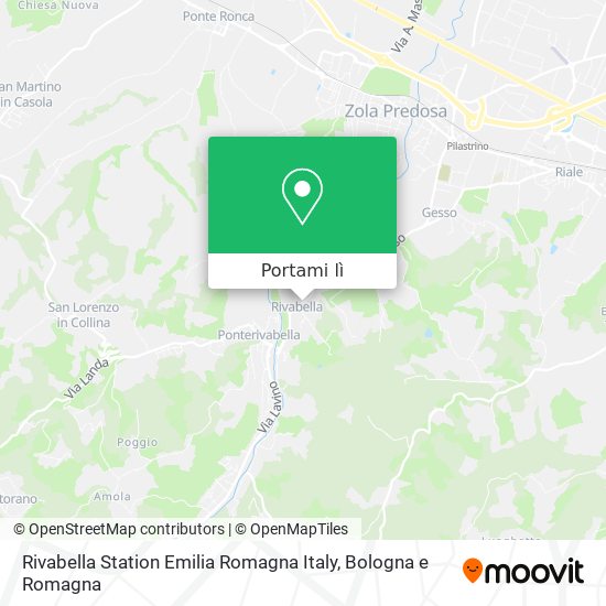 Mappa Rivabella Station Emilia Romagna Italy