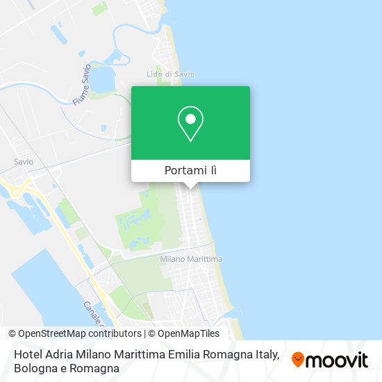 Mappa Hotel Adria Milano Marittima Emilia Romagna Italy