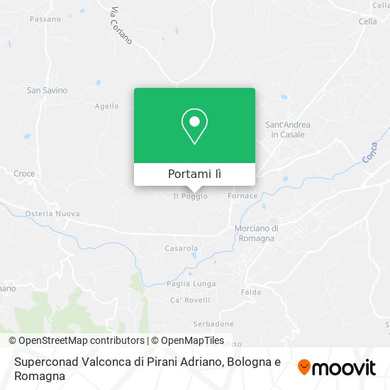 Mappa Superconad Valconca di Pirani Adriano