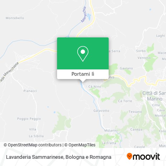 Mappa Lavanderia Sammarinese