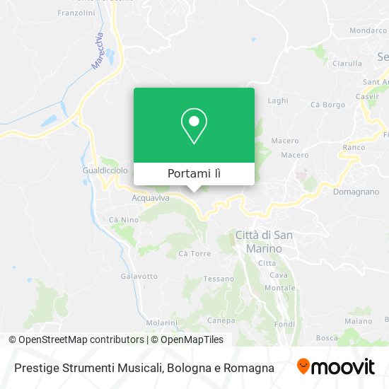 Mappa Prestige Strumenti Musicali
