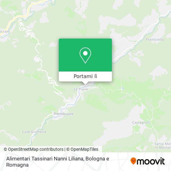 Mappa Alimentari Tassinari Nanni Liliana