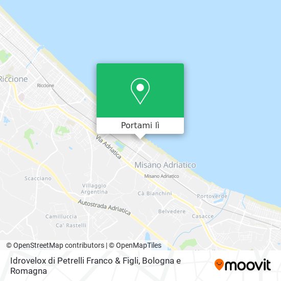 Mappa Idrovelox di Petrelli Franco & Figli