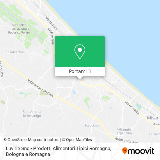 Mappa Luvirie Snc - Prodotti Alimentari Tipici Romagna