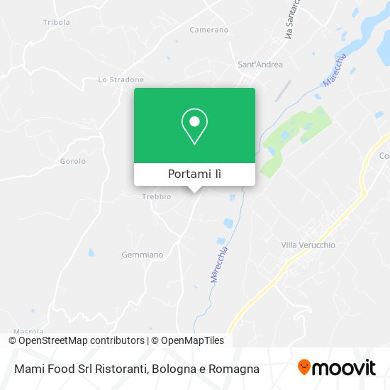 Mappa Mami Food Srl Ristoranti