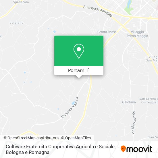 Mappa Coltivare Fraternità Cooperativa Agricola e Sociale