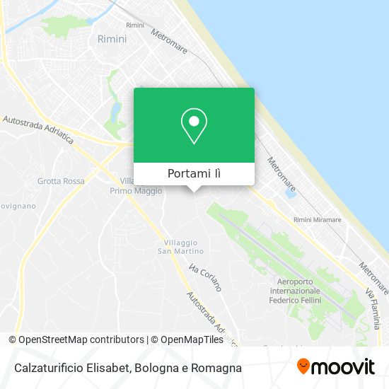 Mappa Calzaturificio Elisabet