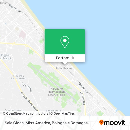 Mappa Sala Giochi Miss America