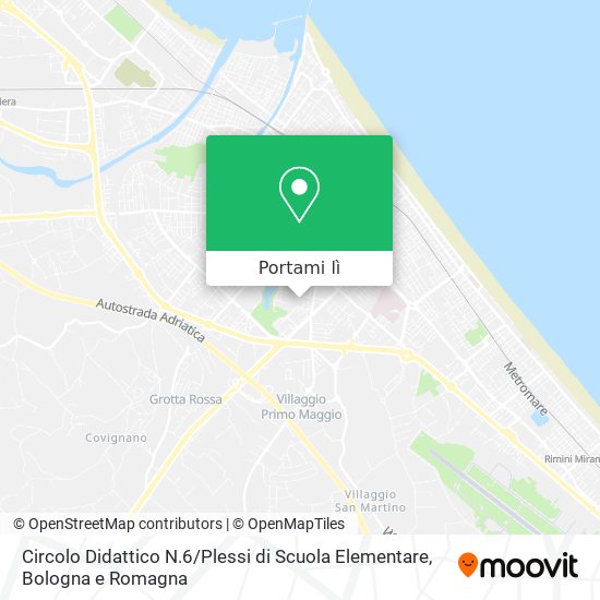 Mappa Circolo Didattico N.6 / Plessi di Scuola Elementare