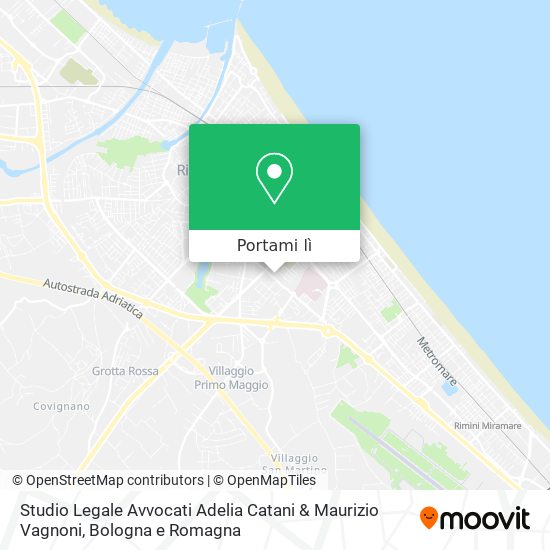 Mappa Studio Legale Avvocati Adelia Catani & Maurizio Vagnoni