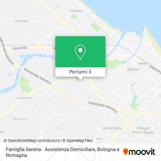 Mappa Famiglia Serena - Assistenza Domiciliare