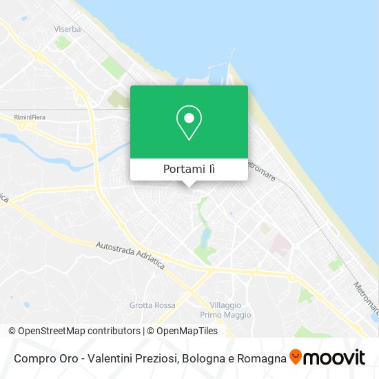 Mappa Compro Oro - Valentini Preziosi