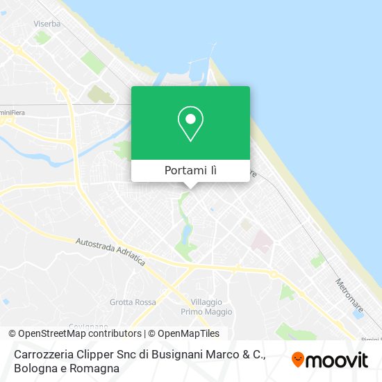 Mappa Carrozzeria Clipper Snc di Busignani Marco & C.