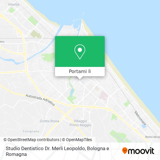 Mappa Studio Dentistico Dr. Merli Leopoldo