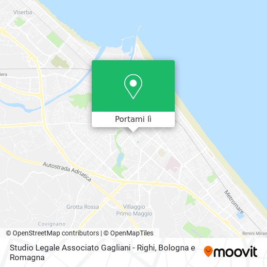 Mappa Studio Legale Associato Gagliani - Righi
