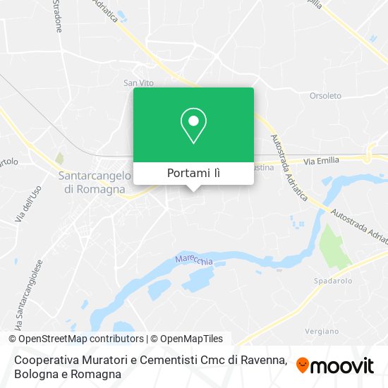 Mappa Cooperativa Muratori e Cementisti Cmc di Ravenna