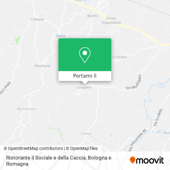 Mappa Ristorante il Sociale e della Caccia