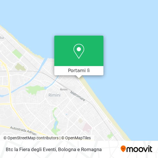 Mappa Btc la Fiera degli Eventi