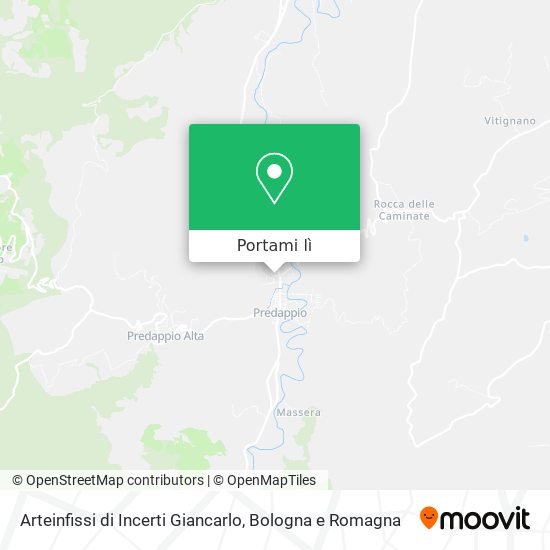 Mappa Arteinfissi di Incerti Giancarlo