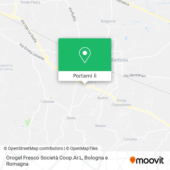 Mappa Orogel Fresco Società Coop.Ar.L