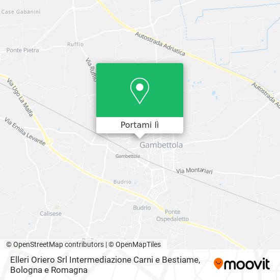 Mappa Elleri Oriero Srl Intermediazione Carni e Bestiame