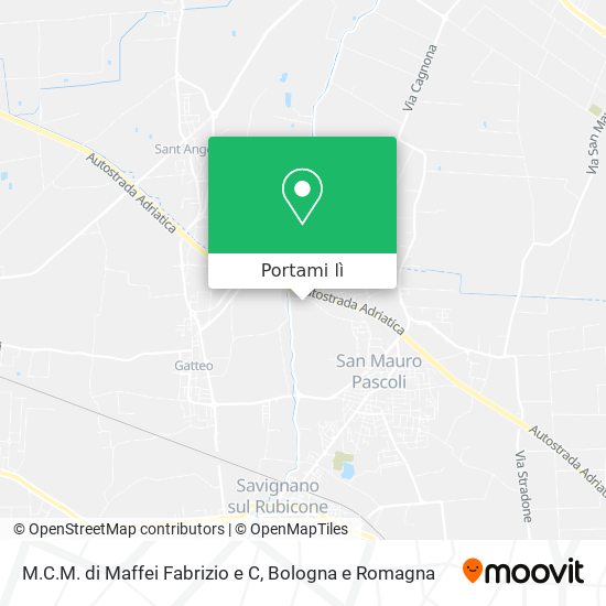 Mappa M.C.M. di Maffei Fabrizio e C