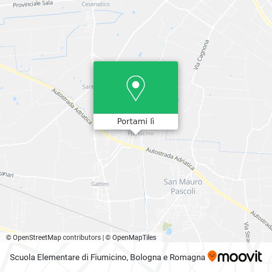 Mappa Scuola Elementare di Fiumicino