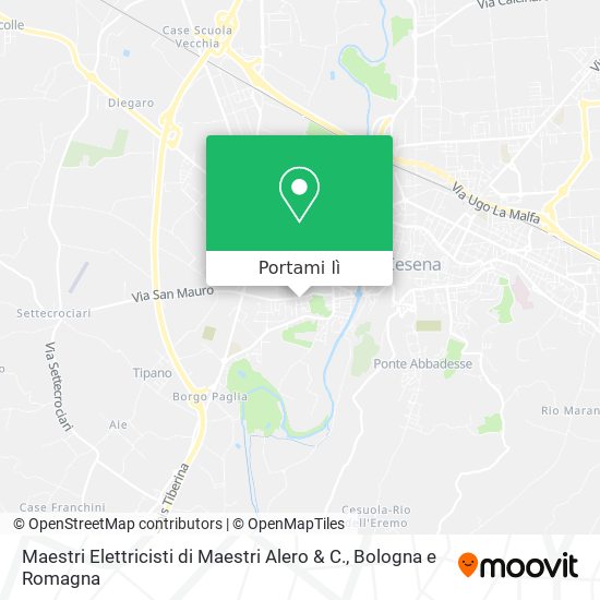 Mappa Maestri Elettricisti di Maestri Alero & C.