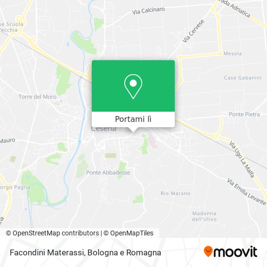 Mappa Facondini Materassi