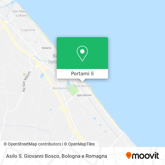 Mappa Asilo S. Giovanni Bosco