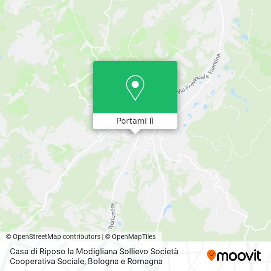 Mappa Casa di Riposo la Modigliana Sollievo Società Cooperativa Sociale