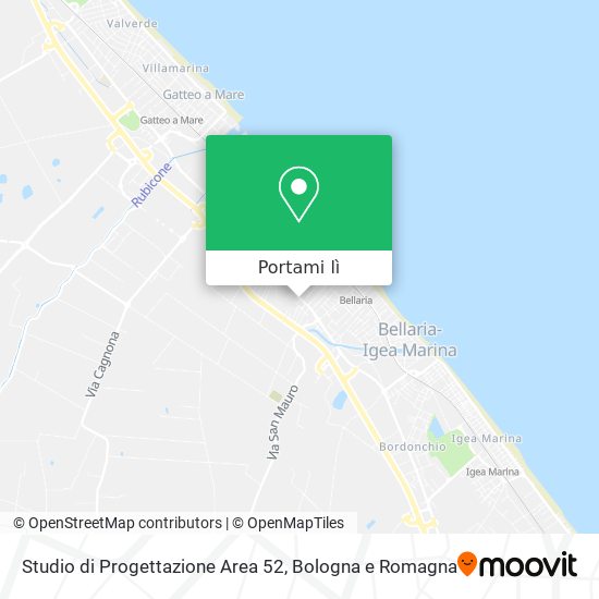 Mappa Studio di Progettazione Area 52