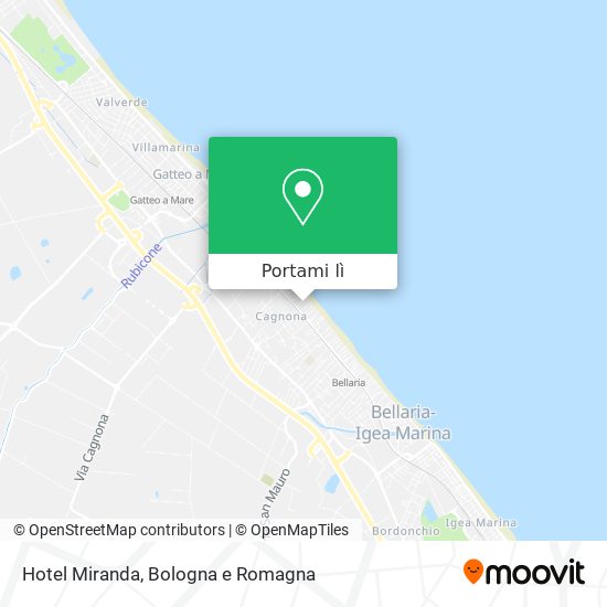 Mappa Hotel Miranda