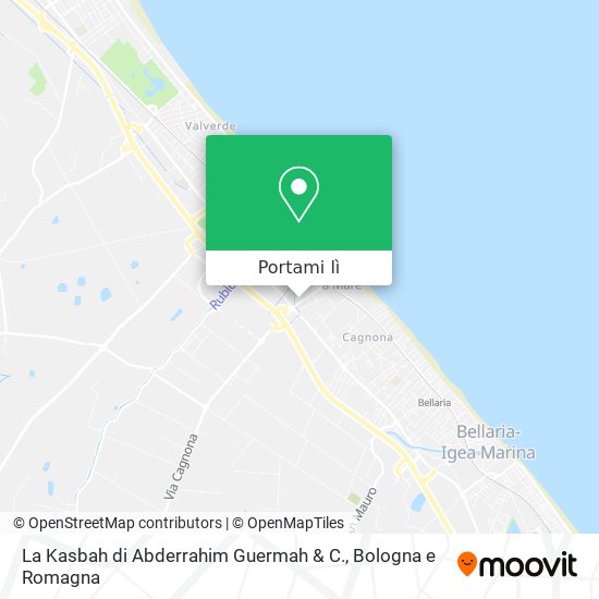 Mappa La Kasbah di Abderrahim Guermah & C.